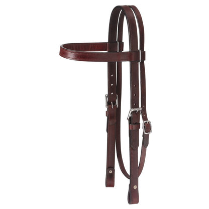 King Series Leather Draft Browband Headstall