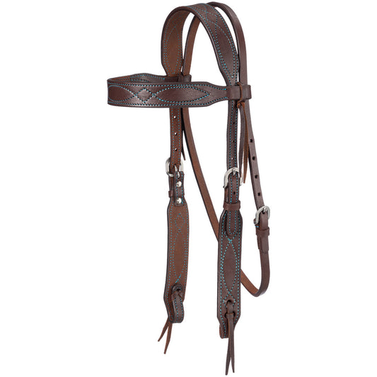 Tough1 Colored Thread Single Browband Headstall