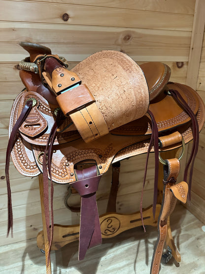 16” American Saddlery Mastercraft Wade Roper Western Saddle Model 122