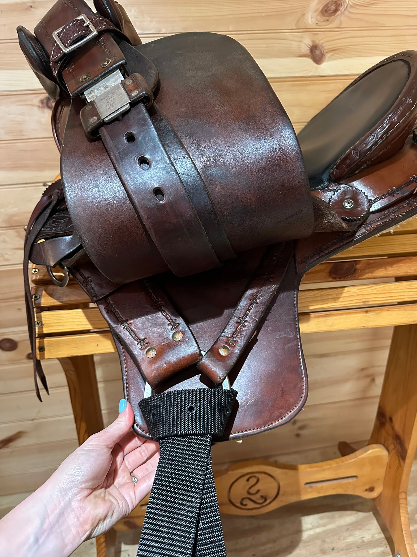 16” Allegany Mountain Trail Saddlery Gaited Western Saddle