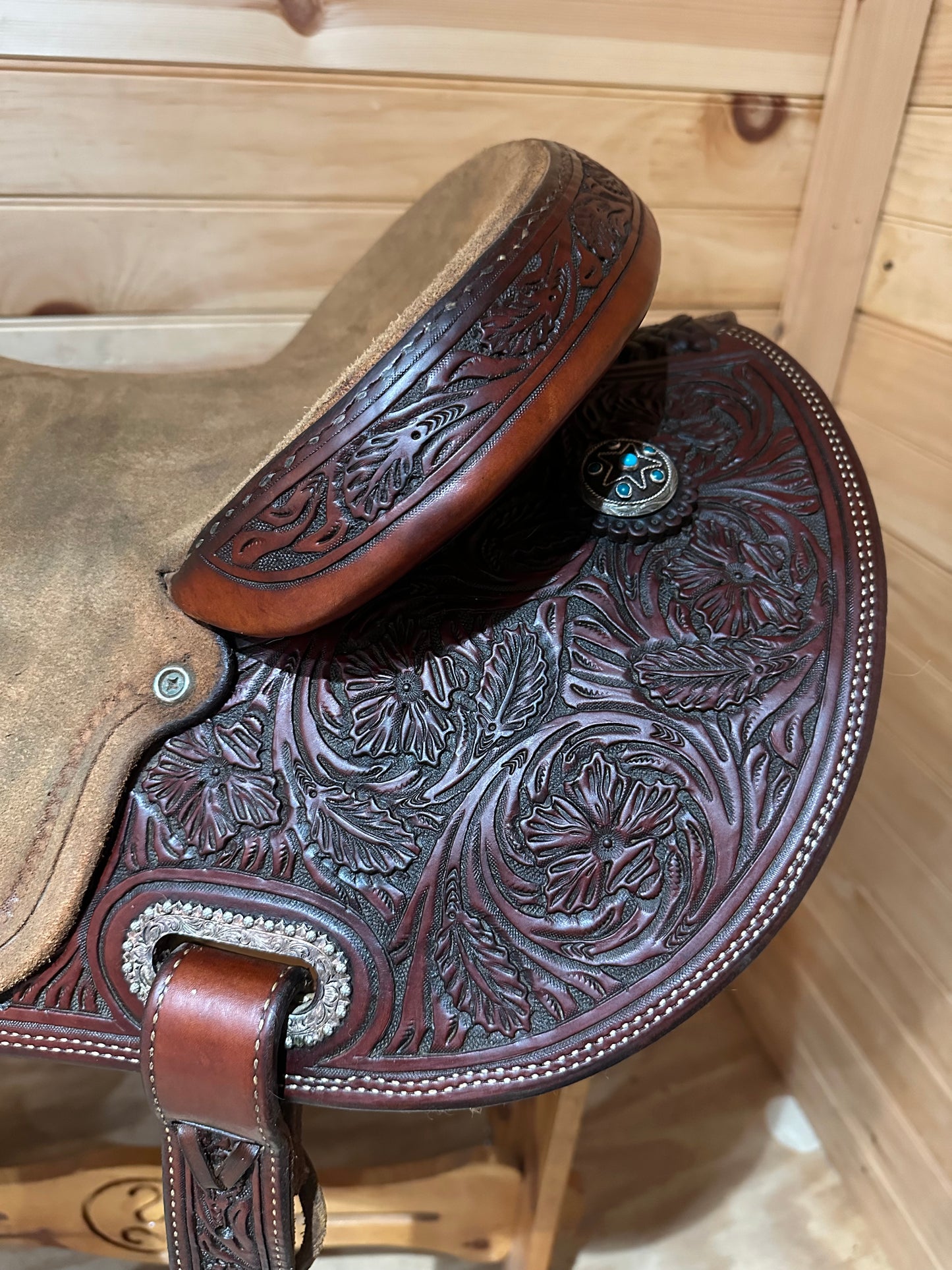 16.5” Loredo Saddle Co Western Ranch Saddle