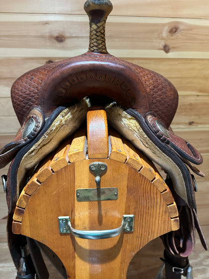14” Billy Cook Maker Sulphur, OK Barrel Racing Saddle Model 1527