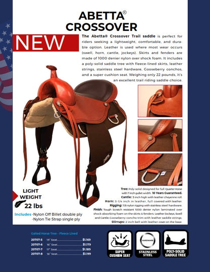 Abetta Crossover Trail Saddle 20707 (Pre-Order)