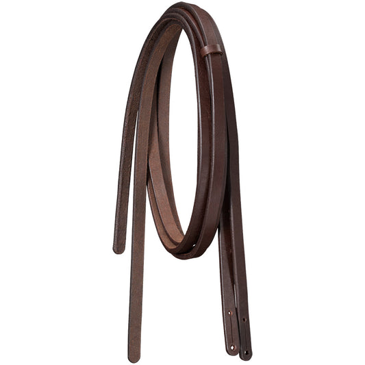 Tough1 Harness Leather Split Reins with Loop End