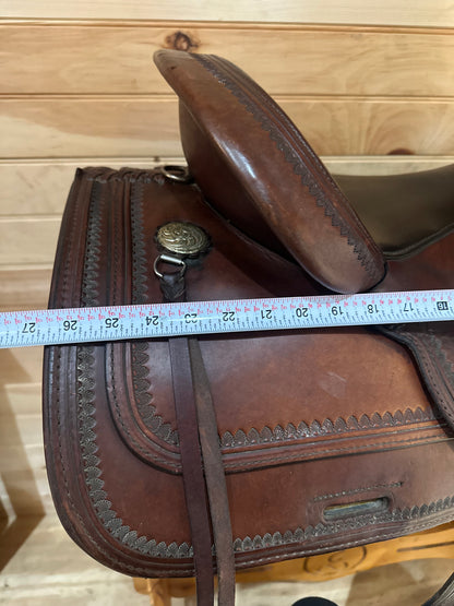 16” Circle Y Topeka Flex-Lite Western Trail Saddle Model 1551