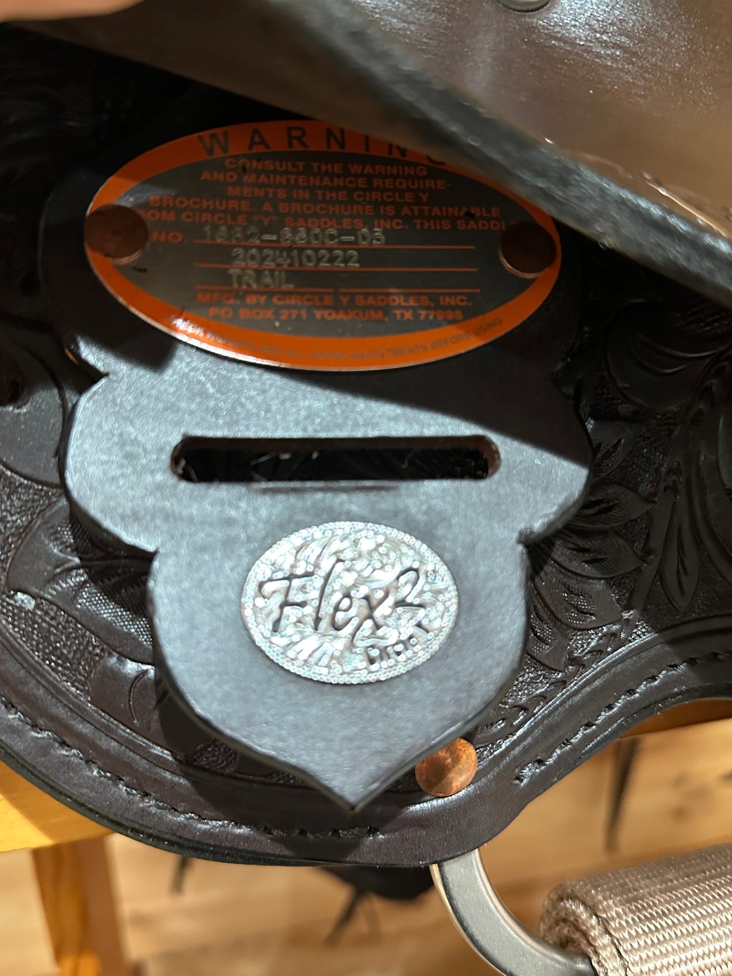 16” Circle Y Sunflower Flex2 Western Trail Saddle Model 1682 (2024)