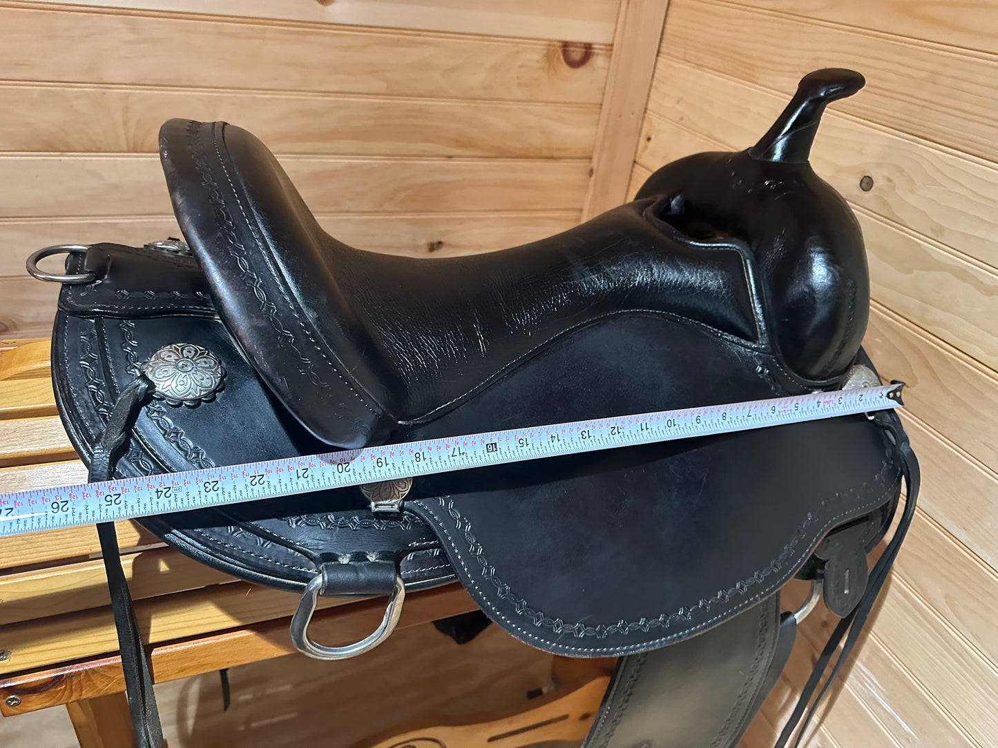 17” Circle Y Salt River Flex2 Western Trail Saddle model 1667