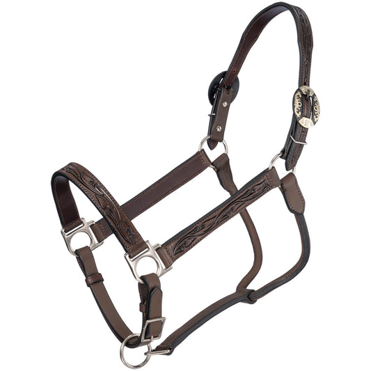 Silver Royal Dark Oil Ranch Halter