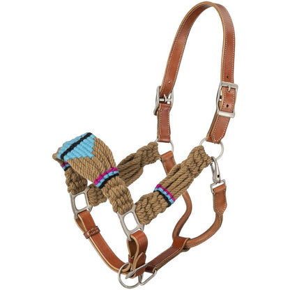 Tough1 Wool String Leather Halter