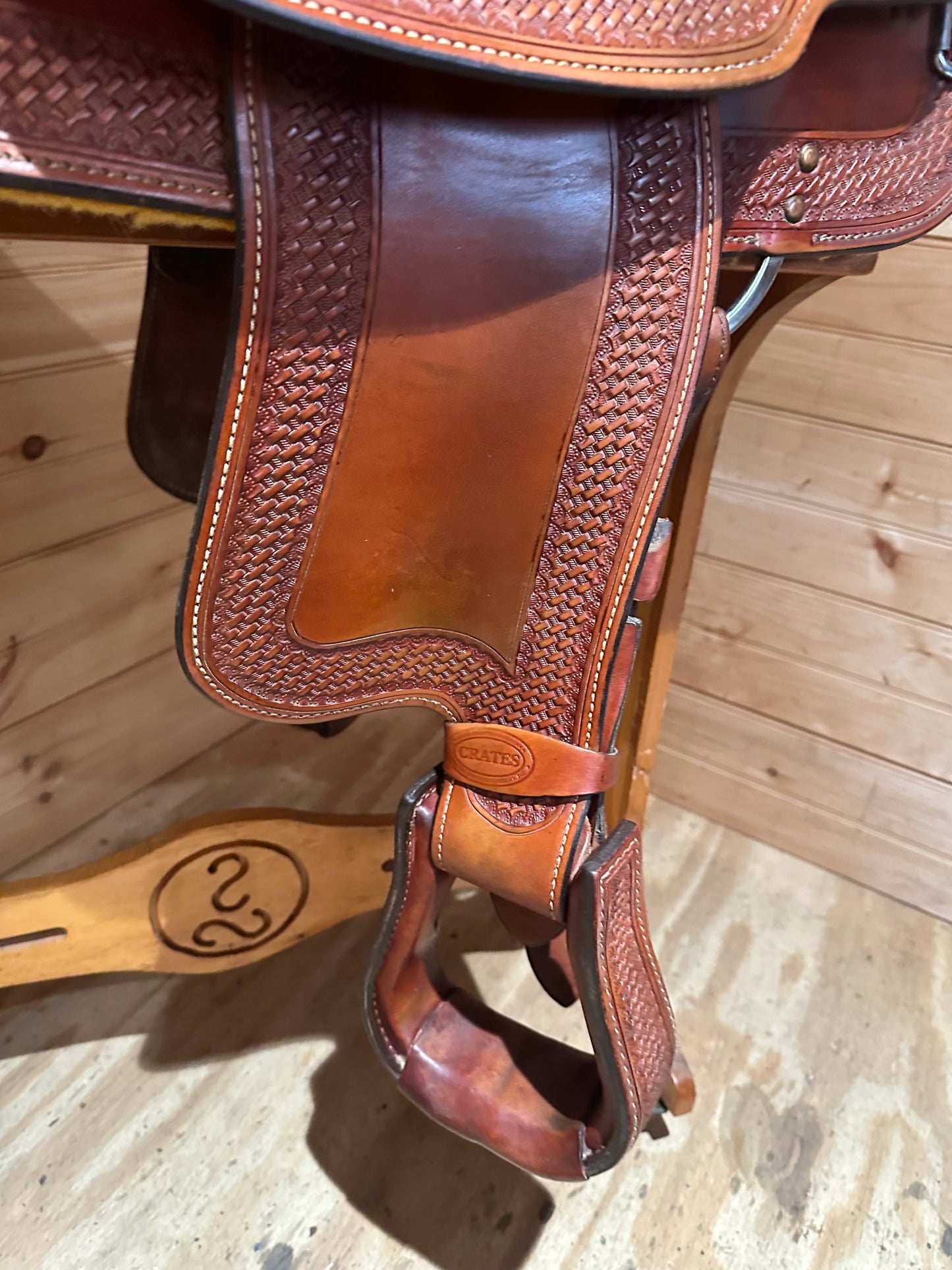 15.5” Crates Equi-Fit Ladies Reiner Western Saddle Model 4522-3