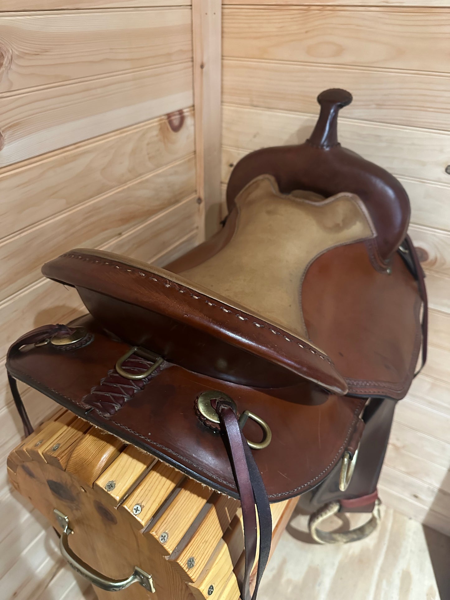 17” Circle Y Team Penning Western Saddle Model 1631