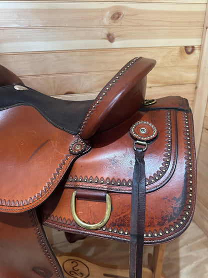 16” Tex Tan Tex-Flex Western Trail Saddle Model 08-TF408-6