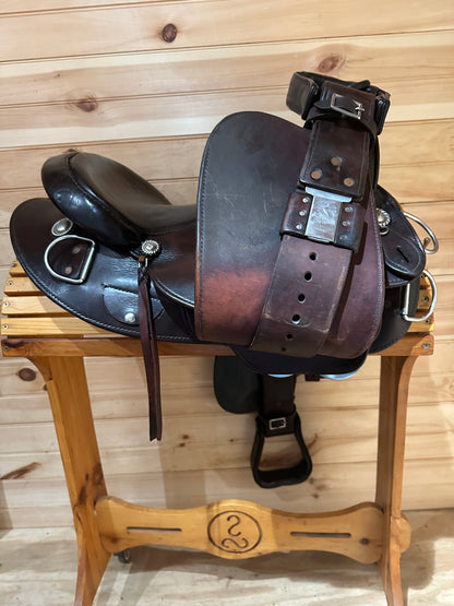 15” Circle Y Arabian Western Equitation Training Saddle Model 2130