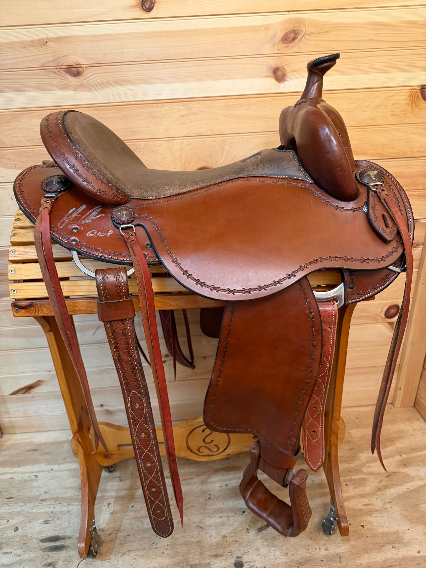 16” Clinton Anderson Aussie Stock Saddle by Martin Saddlery