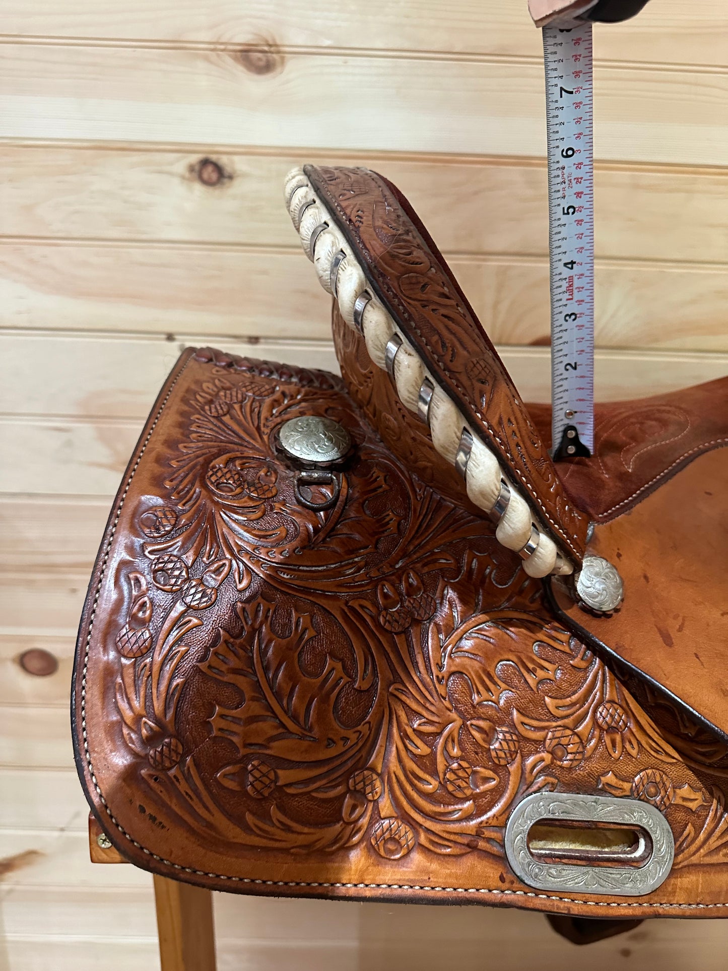 15” Circle Y Barrel Racing Western Saddle Model 2287