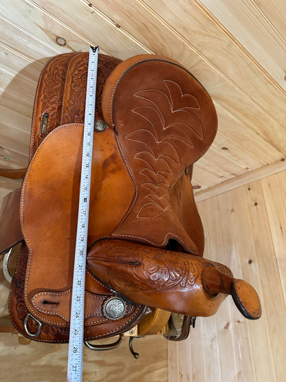 16” Tex Tan TexFlex Western Trail Saddle Model 08-TF400R6