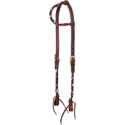 Royal King Beaded Diamond Single Ear Headstall