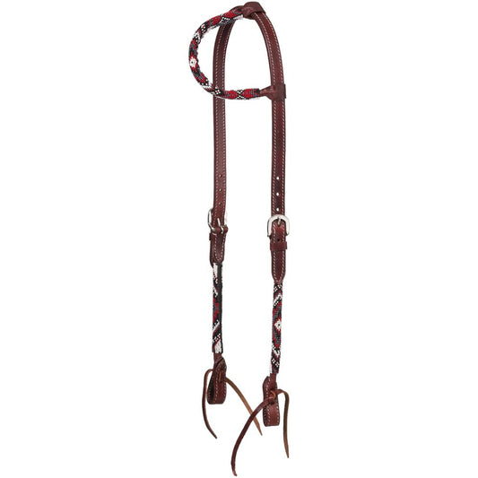 Royal King Beaded Diamond Single Ear Headstall
