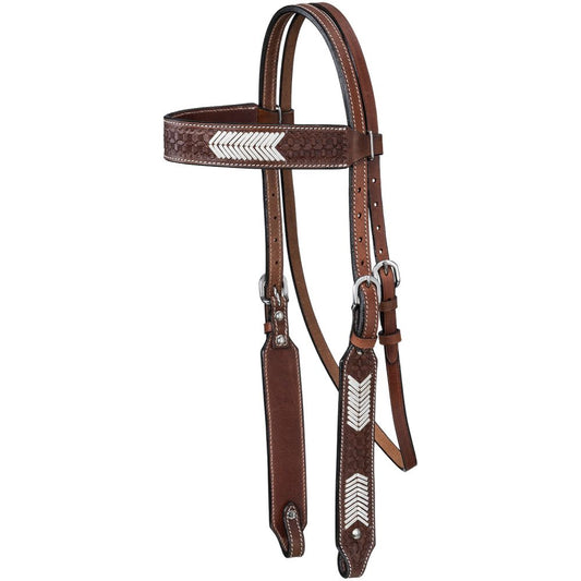 Silver Royal Vaquero Browband Headstall
