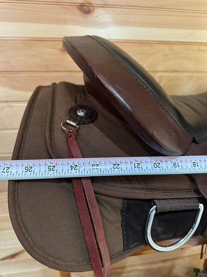 17” Circle Y High Horse Lockhart Western Trail Saddle Model 6910