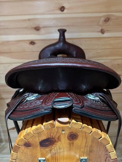 17” Circle Y Flagstaff Flex-Lite Western Trail Saddle Model 1571