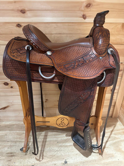 16” Dakota Saddlery Western Roping Saddle Model 700