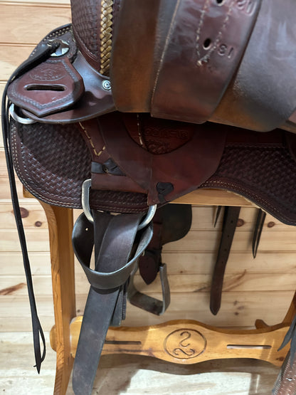 16” Morgan Saddlery 2S Ranch Cutter Western Saddle