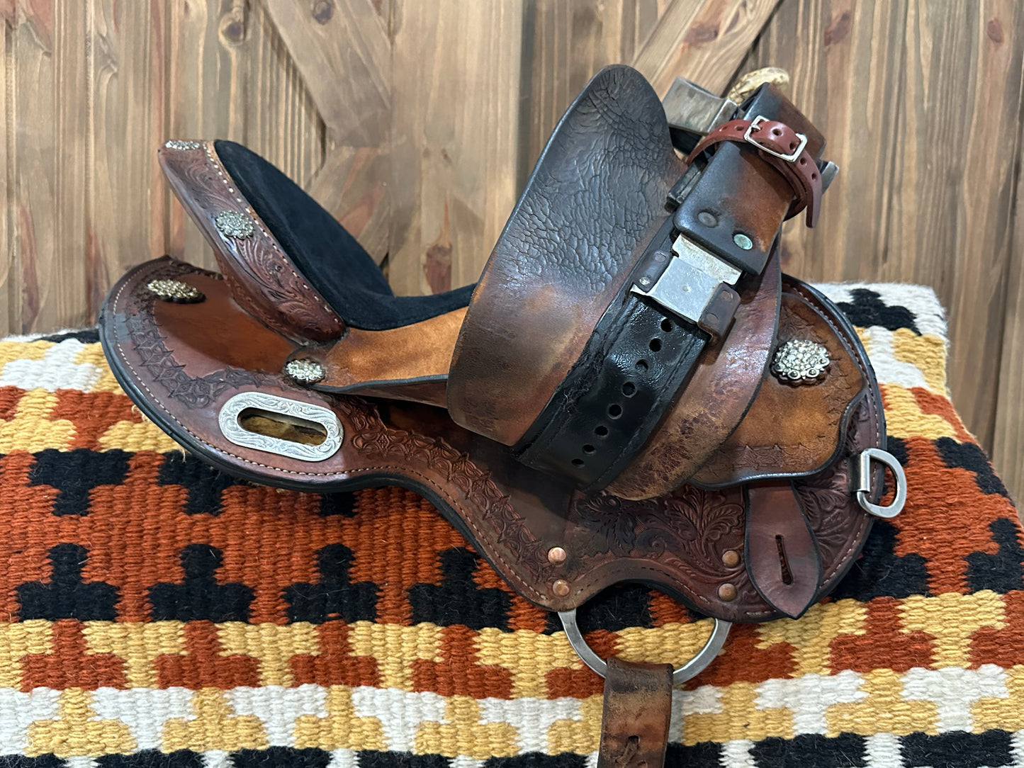 14” Circle Y Flex2 Kelly Kaminski Blaze Barrel Racing Saddle