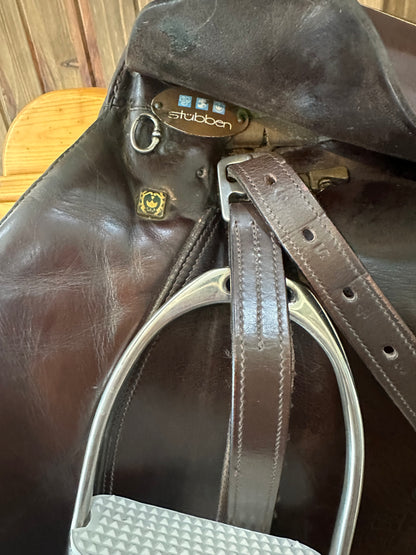 17.5” Stubben Siegfried C.S. Close contact/Jump Saddle