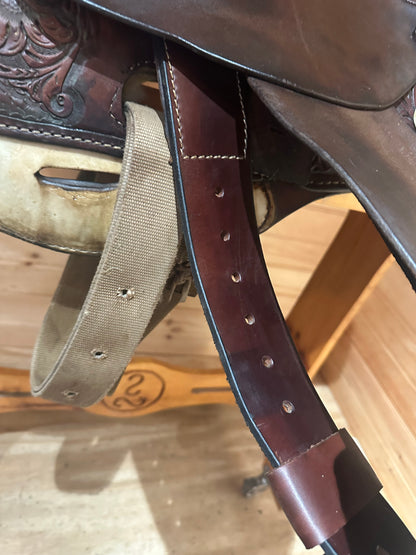 14” Circle Y Martha Josey Ultimate Barrel Racing Saddle Model 1173