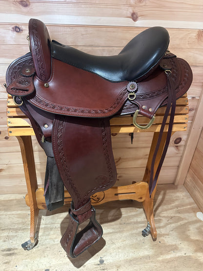 16” Big Horn Sil-Cush Gaited Flex Endurance trail saddle Model 1687.6