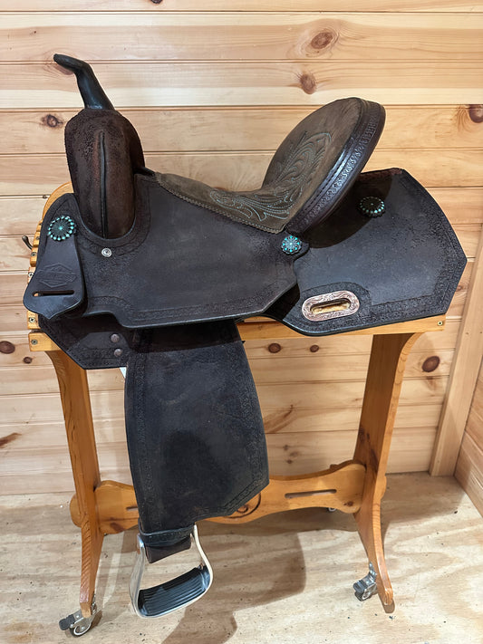 14” Circle Y High Horse Lindale Western Barrel Saddle Model 6228  (2019 Year)
