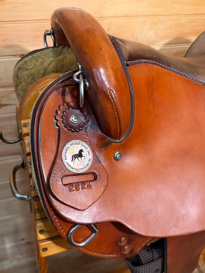 16.5” National Bridle Shop Gaited Endurance Saddle Model 2624