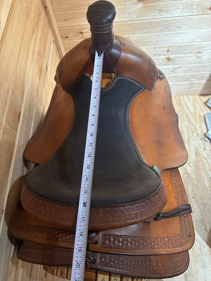 16” Nathan Lamb Roper Western Saddle Model 1601