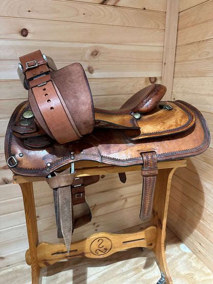 16” Circle Y Reiner Western saddle Model 1375