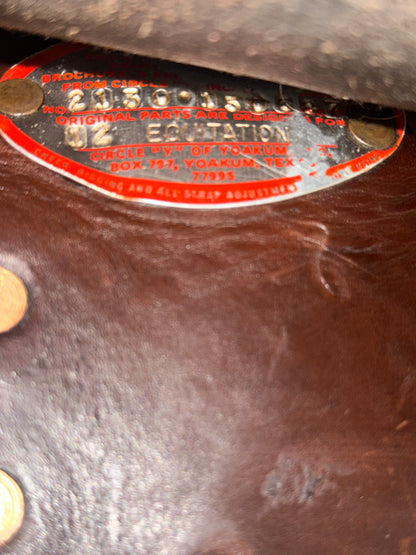 15” Circle Y Arabian Western Equitation Training Saddle Model 2130