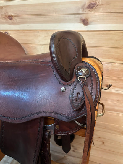 15” Clinton Anderson Aussie Stock Saddle by Martin Saddlery