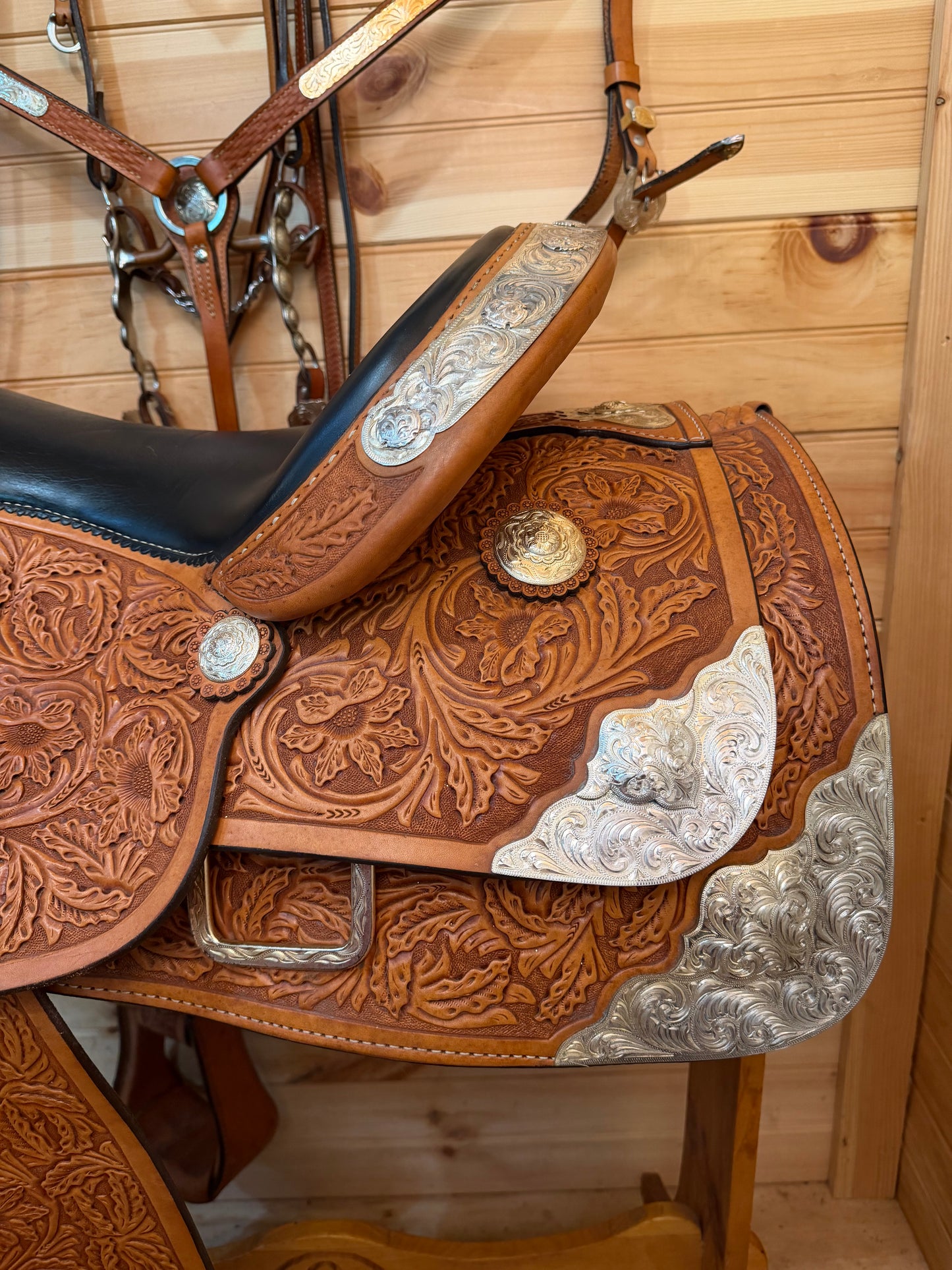 16” Reinsman Supreme Show Western Show Saddle Model 4586