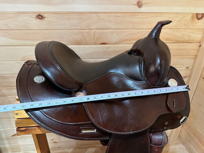 15” Circle Y Mojave Arabian Flex-Lite Western Trail Saddle Model 1561