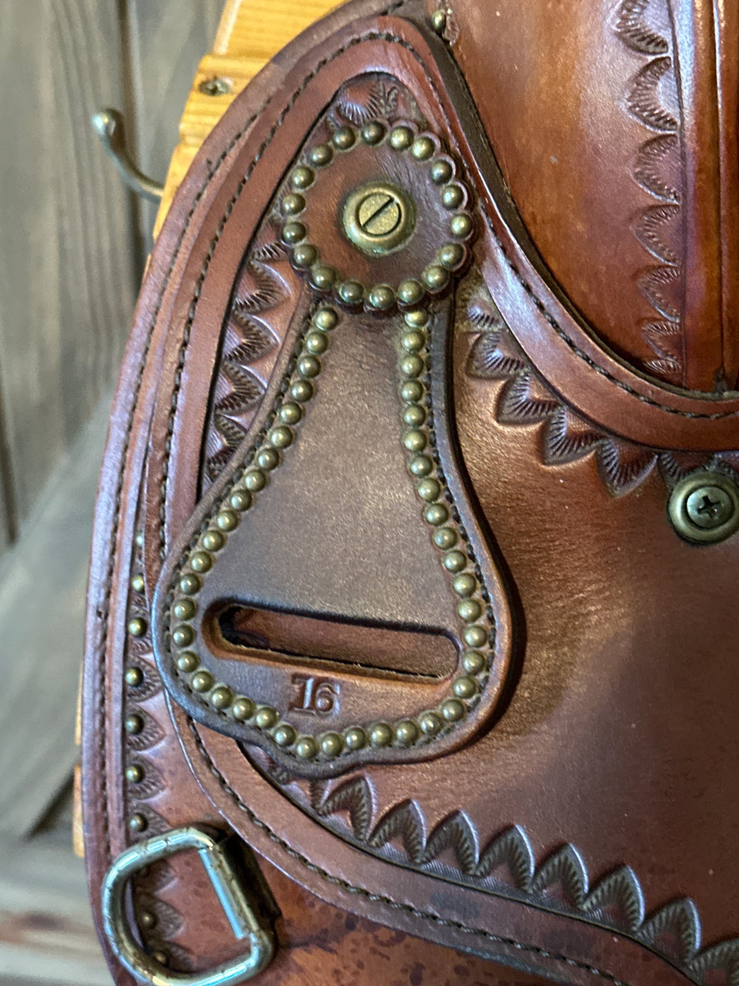 16” Tex Tan Tex-Flex Western Trail Saddle Model 08-TF408S6