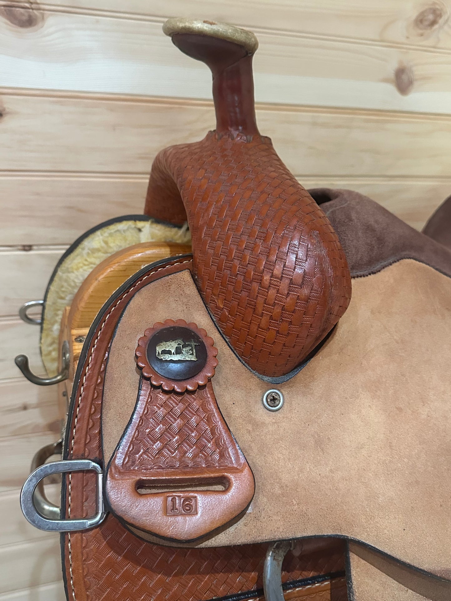 16” Tex Tan Hereford Team Roper Western Saddle Model PT4-110785