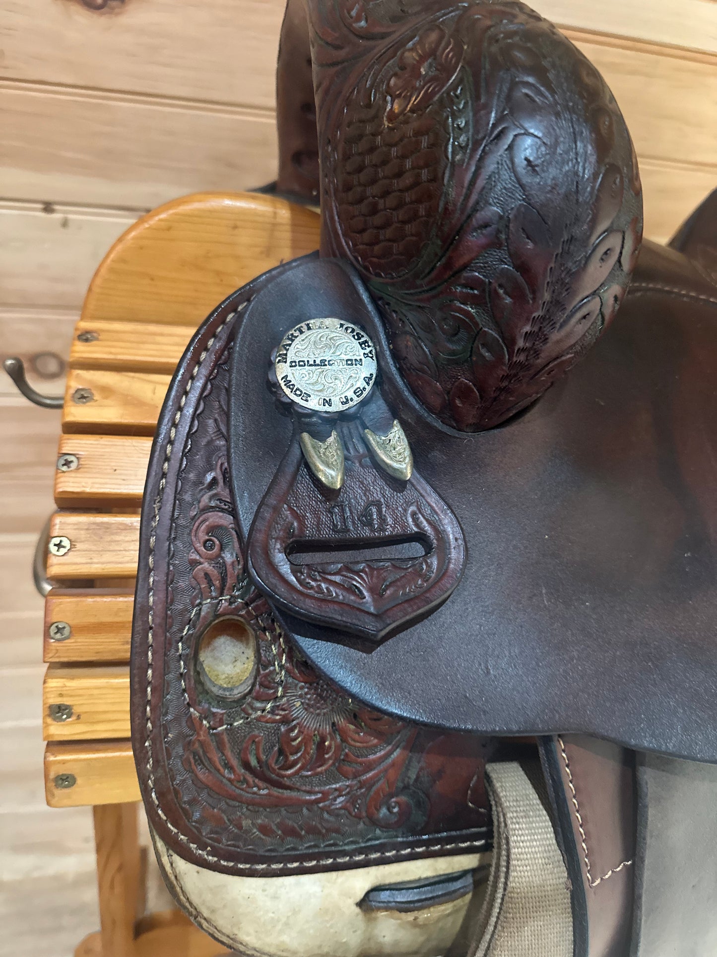 14” Circle Y Martha Josey Ultimate Barrel Racing Saddle Model 1173