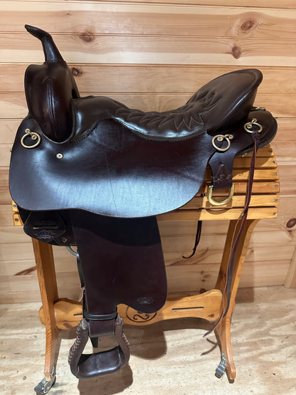 17.5” Tucker Cheyenne Western Trail Saddle Model 157