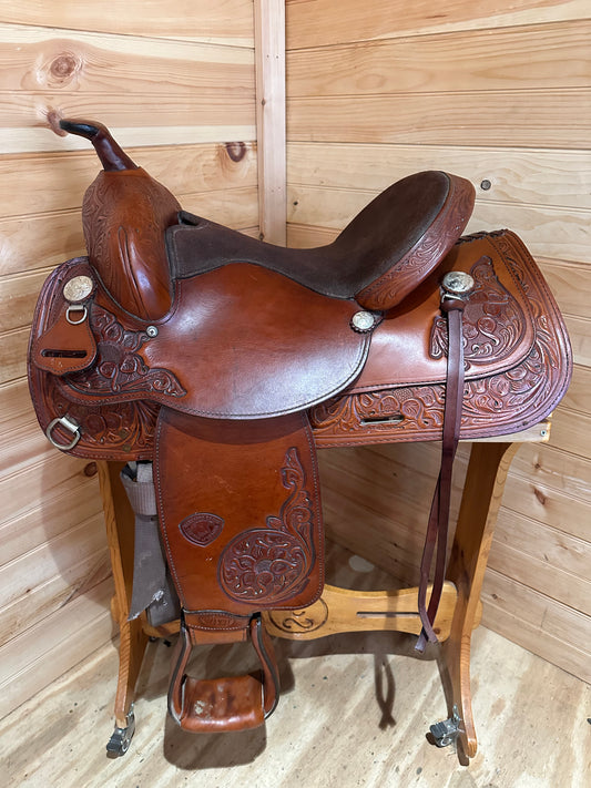 15” Tex Tan Hereford Western Trail Saddle Model 08-4014P5