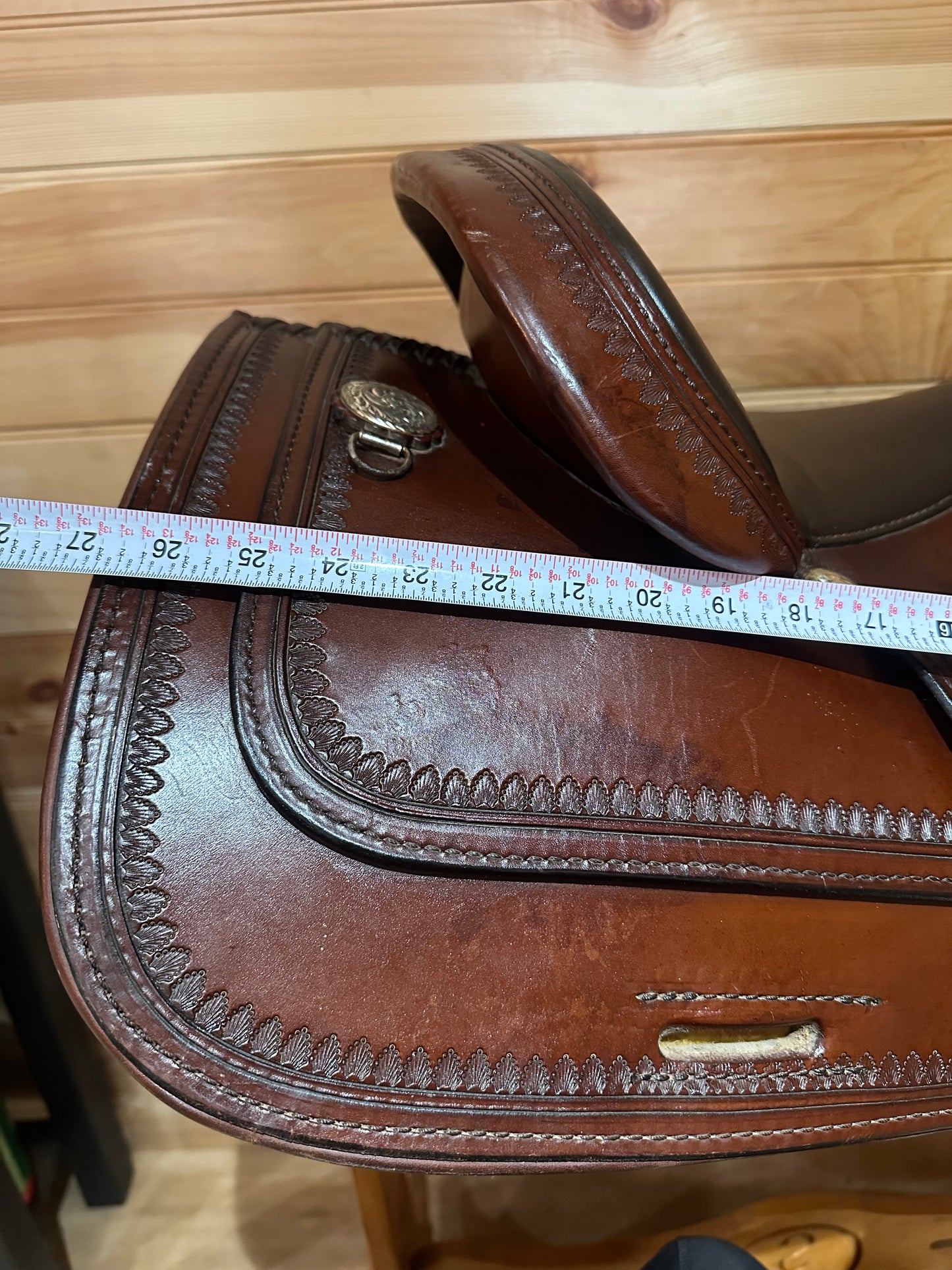 16” Circle Y Topeka Flex-Lite Western Trail Saddle Model 1551