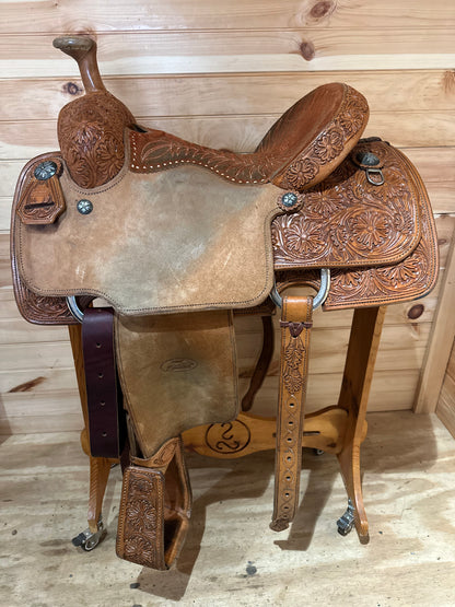 15” Equitech Team Roper Western Saddle