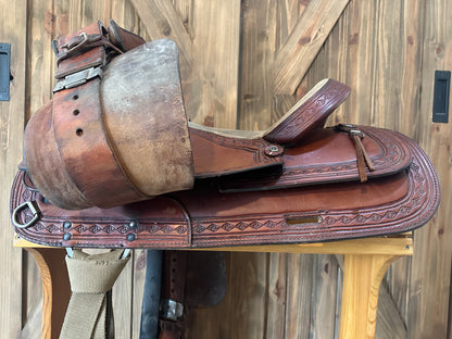 16” Tex Tan Hereford Western Trail Saddle