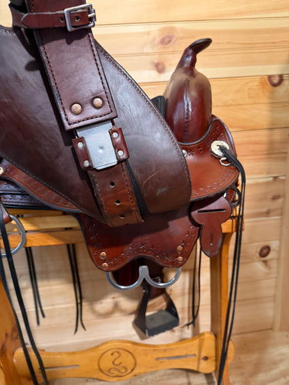 17” Circle Y flex2 Alabama Trail Gaiter Western Gaited Saddle Model 1581 (2018)