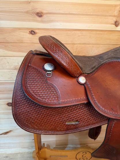 16” Crates Equi-Fit Reiner Western Saddle Model 249-4