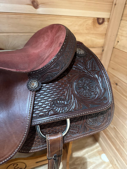 17” Draggin S Saddlery Ladie’s Roper Western Saddle